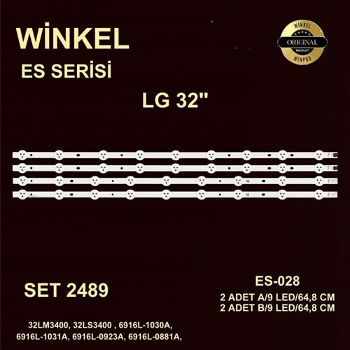 Winkel SET-2489 (RTL-0217) MLD5038x2/MLD5039x2 LG 32