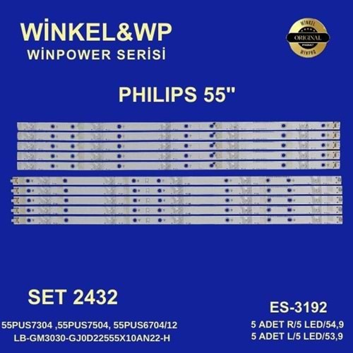 Winkel Winpower SET-2432 Philips 55