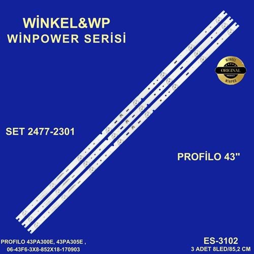 Winkel Winpower SET-2301 MLD5023x3 Profilo 43