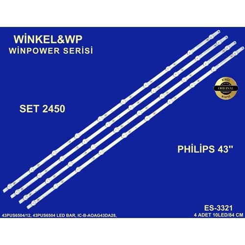 Winkel Winpower SET-2450 MLD224x4 Philips 43