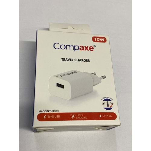 Compaxe CTA-521 5 Volt 2.1 Amper Adaptör 10 Watt Gerçek Değer