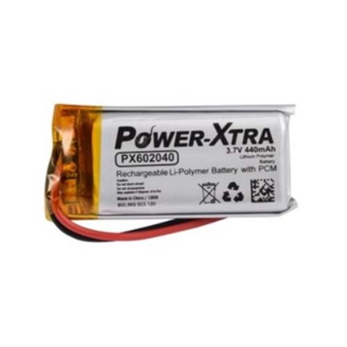 Power-Xtra PX602040 3.7V 440 mAh Li-Polimer Pil-Devreli-2.0A