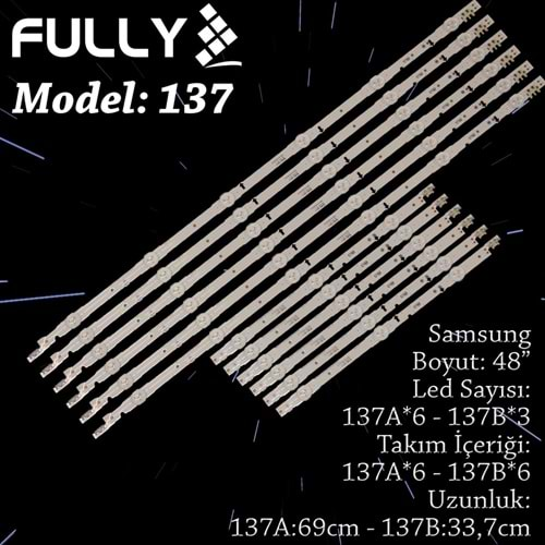 Fully SET-137 (RTL-0407-U)(SET-2032)(UE48H5570) (UE48H6270) (UE48H6470) (UE48H6290) (UE48H6410) (UE48H6500) (UE48H5500) (UE48H6290) (UE48J5570) (UE48J5170) (UE48J6270) (UE48J5670) (Takım)