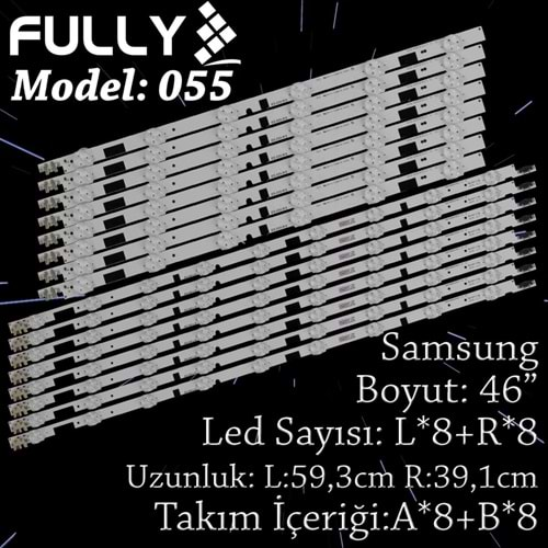 Fully SET-055 (SET-2030) SAMSUNG 46 INC UE46F6500 UE46F6340 UE46F6270 UE46F6510 ue46f6470 16 ADET TV LED BAR--UE46F6500|UE46F6340|UE46F6270|UE46F6510|UE46F5000|UA46F5000|UE46F6800|UE46F6170