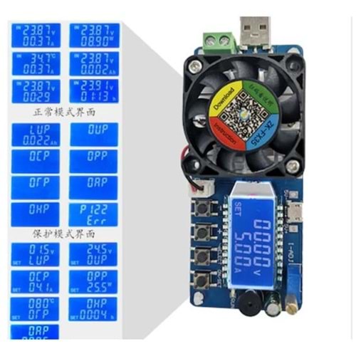Arduino ARD-MDL 1262 FX35 35W Batarya Yük Test Aleti Modülü