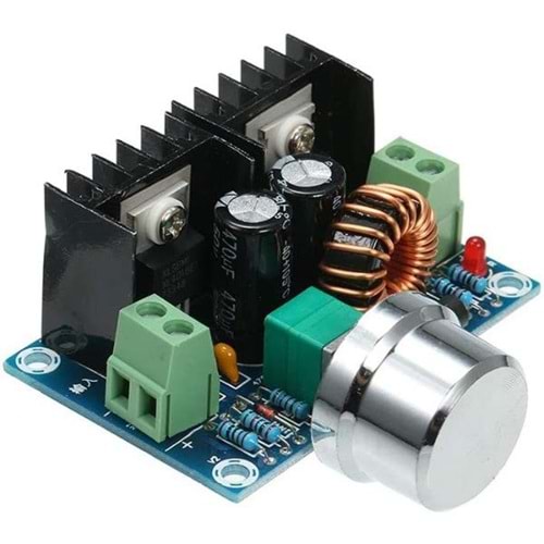 Arduino ARD-MDL 1265 XL4016-5 AMPER Potlu Ayarlanabilir Güç Kaynağı Voltaj Düşürücü