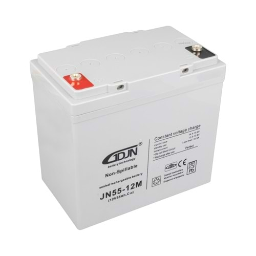 GDJN 17642 JN12V55 12 Volt - 55 Amper Tekerlekli Engelli Araç Aküsü (13 x 21.5 x 22.5 cm)