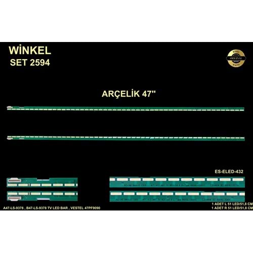 Winkel SET-2594 Arçelik 47