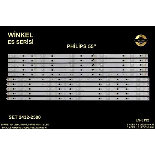 Winkel SET-2432/2500 Vestel 55