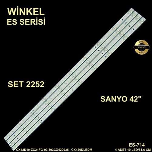 Winkel SET-2252 (SET-714) Sanyo 42