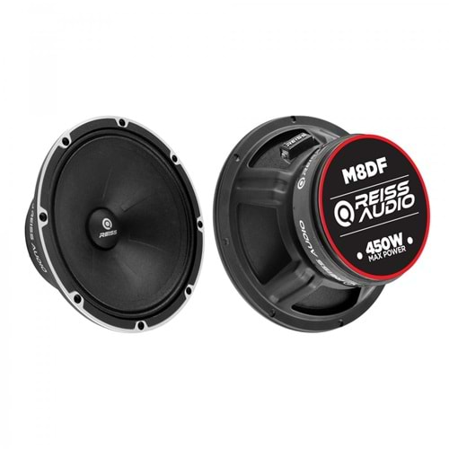 Reiss Audio RS-M8DF 20cm Midrange+450 Watt Max Power+200 Watt Rms Power 2 Li Paket Halinde