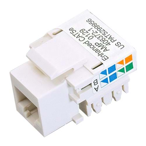 Powermaster 5064 RJ45 Keystone Jack Şase CAT5E-8P8C