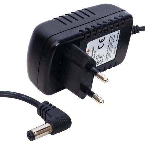 Hightek HT-1527 9 Volt 2 Amper 5.5mm x 2.5mm Plastik Kasa Adaptör