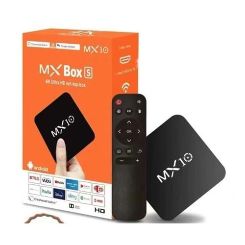 Torima MX10 4K Android TV Box Medya Oynatıcı Android 7.1 Tv Box Tv Stick Medya Oynatıcı Smart Tv Wifi