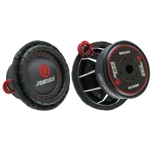 Reiss Audio RS-BQ12.D2 2400 Watt Max Power+1200 Watt RMS Power 30cm Woofer