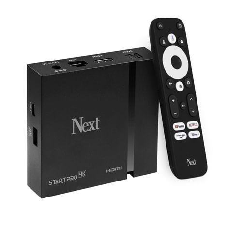 Next Start PRO 4K UHD Google Tv Android TV Box Google Sertifaklı