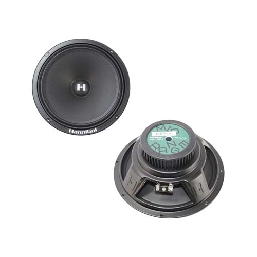 Hannibal HM-8E 160 Watt Max Power + 80 Watt RMS 20 cm Midrange Oto Takımı
