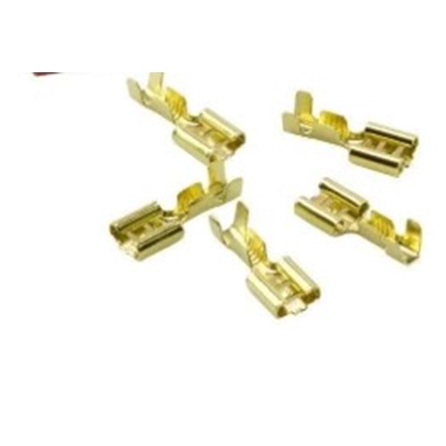 CR801151 6.3mm Dişi Terminal 10 Lu Paket Halinde