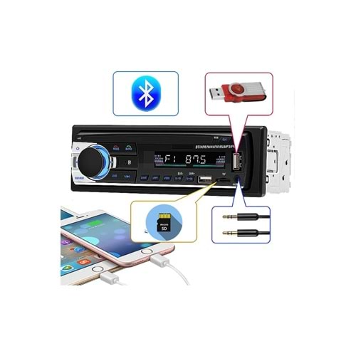 Coss JSD-520 Usb/Fm/Aux/Bluetooth 4x60 Watt Oto Teyp