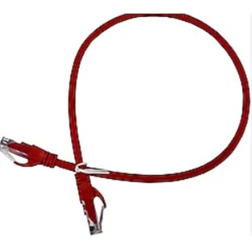Ager AC-602-010 U/UTP 1 Metre Kırmızı Cat 6 Kablo