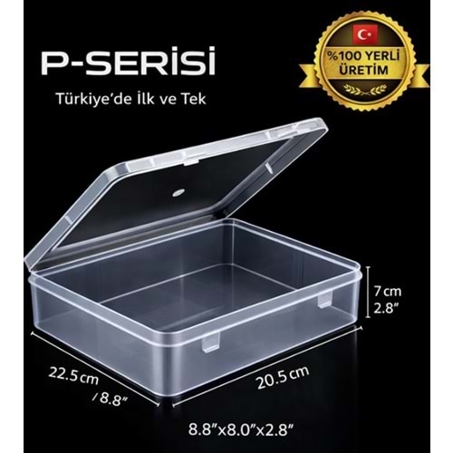 P-Serisi PB1 Plastik Büyük Organizer Kutu
