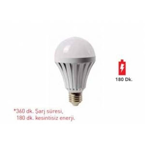 Powermaster 13386 9 Watt E27 Duy 6500K Beyaz Ampul Led