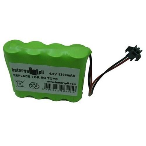 Efcell 4'Lü 4.8 Volt 700 mAh 2 Pin Siyah Soketli Oyuncak Pili