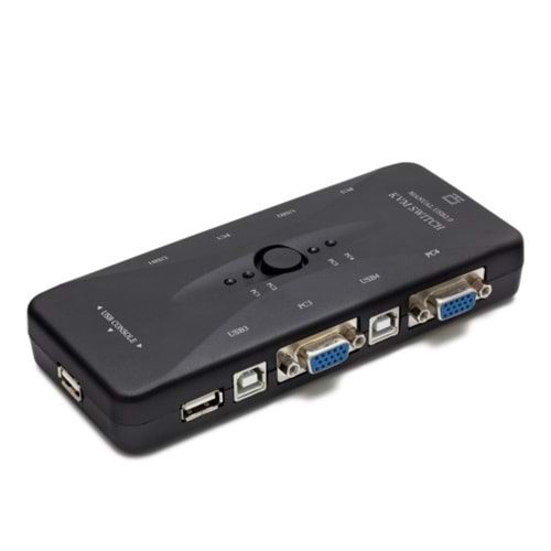 Hadron HD230 Kvm Switch Usb 4 Giriş 1 Çıkış