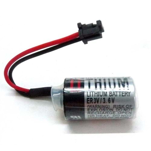 Toshiba Ultra ER3V 3.6 Volt 2 Pin Soketli Lityum Pil