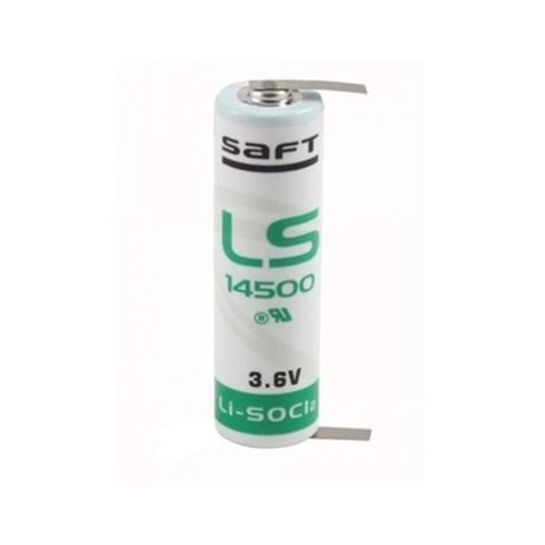 Saft LS14500 3.6 Volt Kısa Puntalı Lityum Kalem Pil