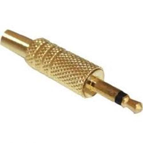 3.5mm Mono Gold Erkek Jack