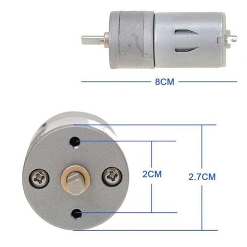 Arduino ARD-MTR 3056 3-9V DC 281 Rpm Motor