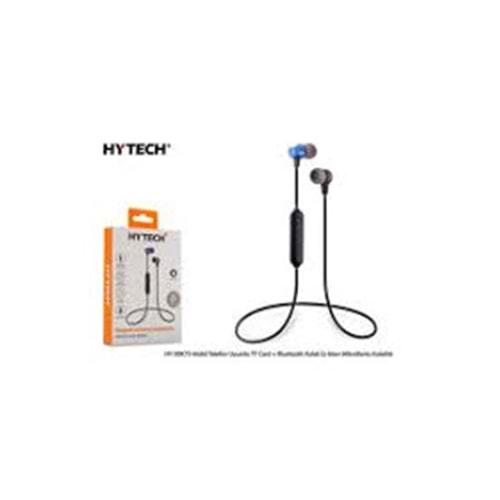 Hytech HY-XBK75 Mavi Mobil Telefon Uyumlu TF Card + Bluetooth Kulalk İçi Mikrofonlu Kulaklık