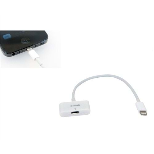 S-Link SL-IP571 Micro 5Pin To İphone Lighting Çevirici Kablo