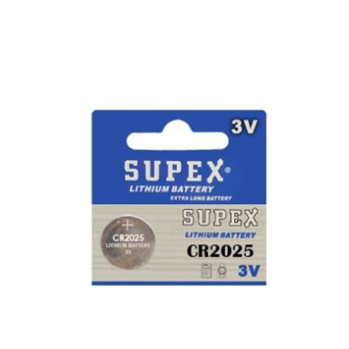 Supex CR-2025 3 Volt Para Pil