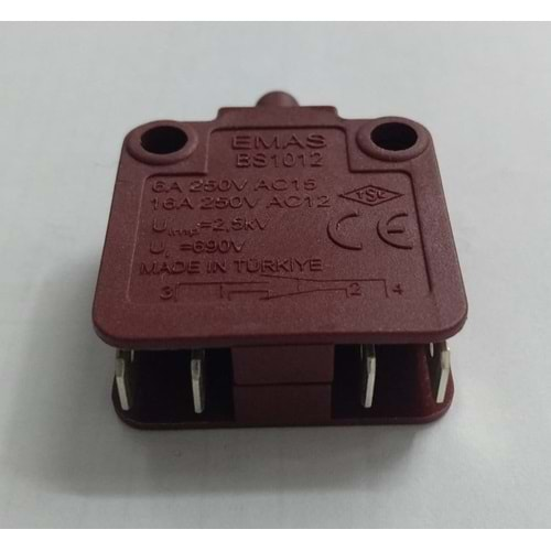 CR-211119 4 Soket Çift Kontak Şofben Switch