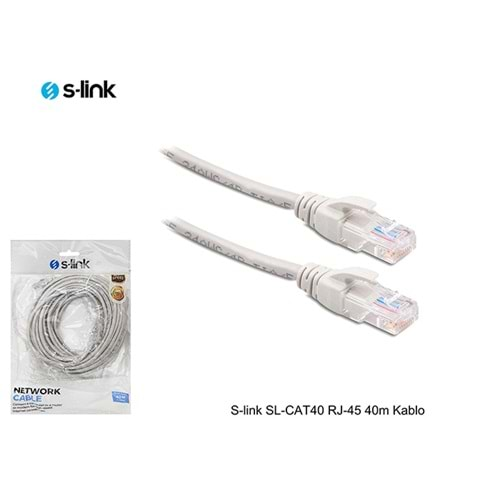 S-link SL-CAT40 RJ-45 40 Metre Cat5 Kablo