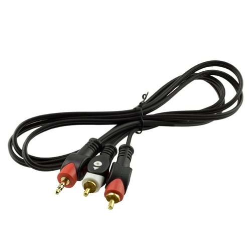 Powermaster 9486 2Rca - 3.5mm Stereo Erkek 1.5 Metre Kablo