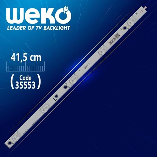 Weko 35553 SX-11800730A0-2B554-0-A-54F-3749 L-500TT68 V2 7 Ledli 59.5 Cm Led Tv Bar=SET-2068=SET-0110=LCD437=Tek Adet Satılır--50PUK6400|50PUT6400