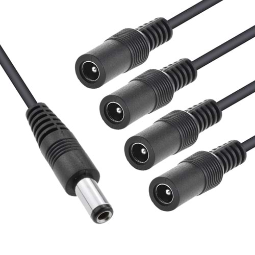Powermaster PM-7718 Power Erkek to 4 Dişi Power Kablo Çoklayıcı