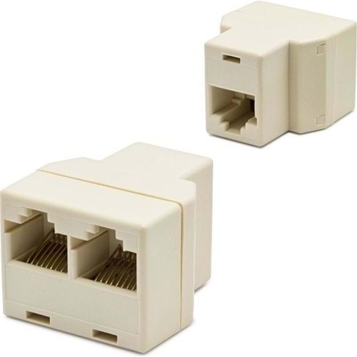 Hadron HN4558 F RJ45 To F 2RJ45 Adaptör