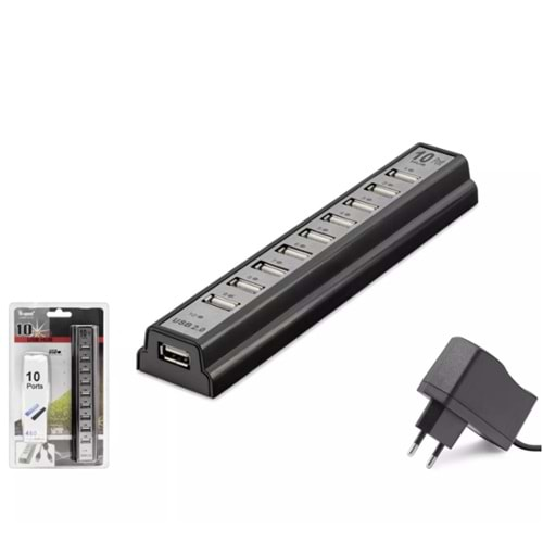 Hadron HDX7004(113) USB Hub 2.0 10 Port USB Çoklayıcı