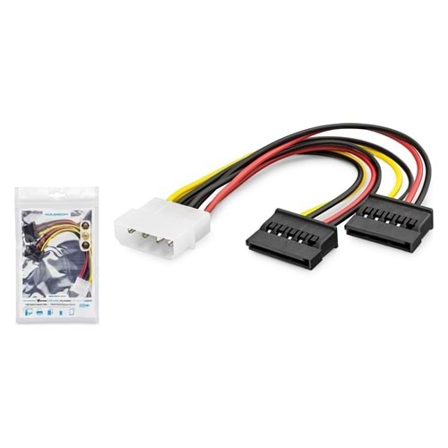 Hadron HDX5525 2 in 1 Sata Power Kablo