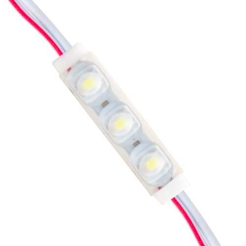 Powermaster 7504 12V 0.6W Soğuk Beyaz 73mm x 16mm 2835 Modül Led