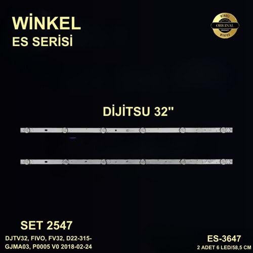 Winkel SET-2547 Dijitsu 32