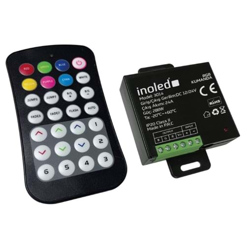 İnoled 3016 24 Amper 28 Tuşlu Rgb Devre