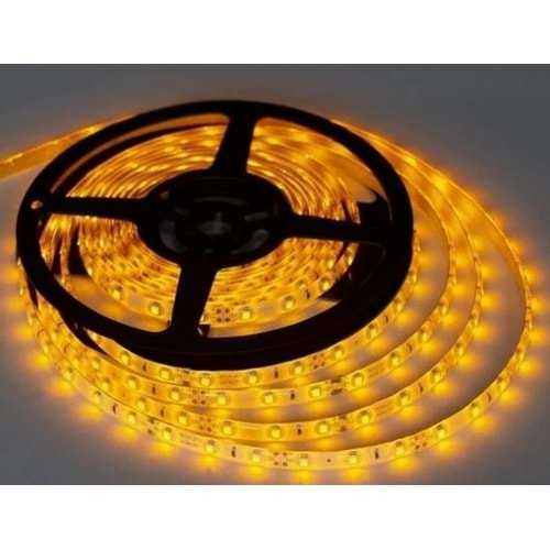 İnoled 4324-08 12 Volt 4040 Amber 3 Çip 60 Led Silikonsuz İç Mekan Şerit Led - 5 Metre