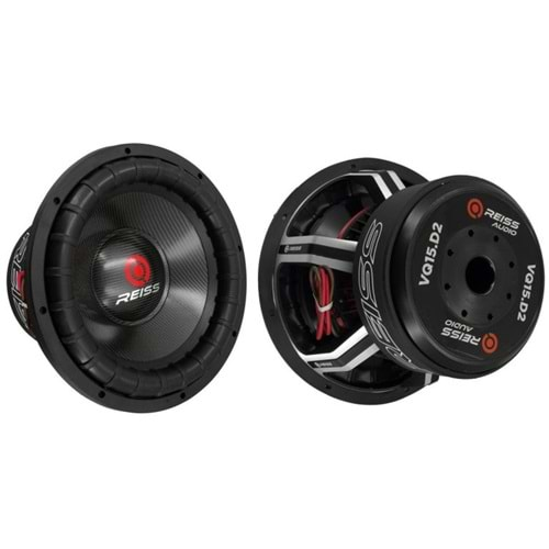 Reiss Audio RS-VQ15.D1 7000 Watt max Power+3500 Watt RMS Power+38cm Woofer Tekli Paket Halinde