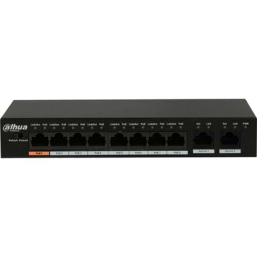 Dahua PFS3010-8ET-65 10 Port Ethernet Switch 8 Port Poe Switch