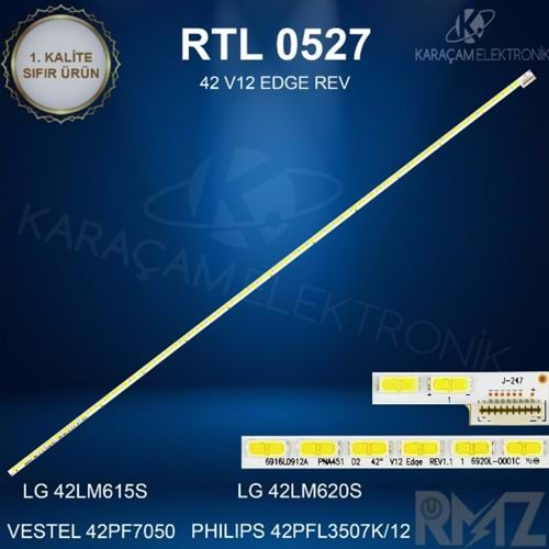 RTL-0527 (MLD-800) Philips 42 /LG 42lS5600-ZC.BPDWLJG LED BAR ,LG 42LM615S LED BAR , 42LM620S LED BAR, PHILIPS 42PFL3507H/12 LED BAR , PANASONIC TX-L42EW5 LED BAR , SN042LD18VG75B-V2FSM LED BAR